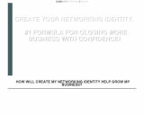 Creating Your Network Identity Click – Alice Hinckley