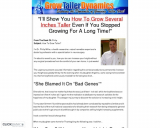 Grow Taller Dynamics – Exposing the Dynamics of Growing Taller Fast!